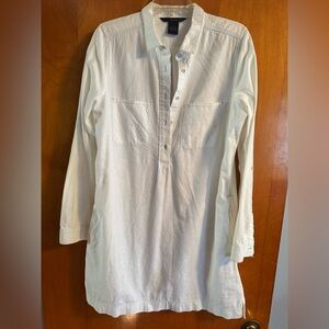 Calvin Klein White Shirt Dress